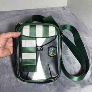 Harry Potter Slytherin crossbody bag unisex green black